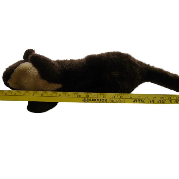 Vintage Alresford Crafts Plush Weasel Brown Mohair Ferret Stoat Handmade ENGLAND - Picture 6 of 6